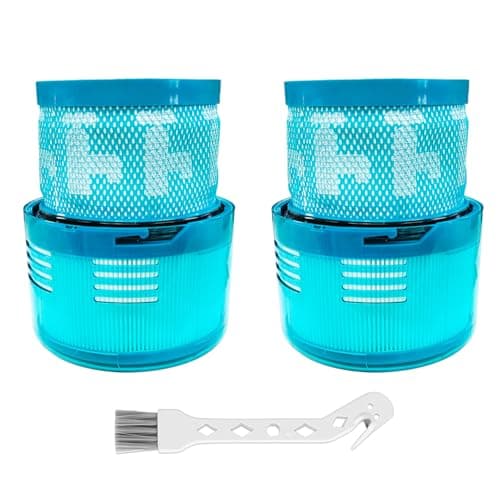 2 filtri di ricambio Gen5detect HEPA compatibili con aspirapolvere Dyson Gen5detect Absolute senza fili, lavabili pezzi di ricambio per filtro Hepa, con spazzola per la pulizia