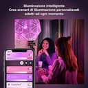 Philips Hue White and Color Ambiance Starter Kit, 3 Faretti Smart, con Bluetooth, Dimmerabili, Attacco GU10, 1 Bridge Hue Controllo Completo del Sistema e 1 Telecomando Hue Smart Button, Bianco - 6