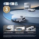 DREAME Aqua10 Ultra Roller Complete Robot Aspirapolvere, Autopulizia Rullo, Supera Ostacoli da 8cm, Auto-Svuotamento, Aspirazione 30.000 Pa, Evita Oltre 240 Oggetti, Controllo Vocale Intelligente - 3