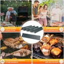 7636 Barre Flavorizer in Smalto Porcellanato, Ricambio Accessori da 38,9 cm per Barbecue a Gas, per Weber Spirit I&II E-310/320/330, S-310/320/330 (con manopole bruciatore Anteriori) - 7
