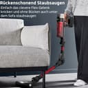 Rowenta X-Force Flex 9.60 Complete, Akku Stab-Staubsauger, tiefenreinigende Kraft, Akku Staubsauger mit 100 AW, vollständiges Reinigungsset, LED-Leuchten, kabellos, langlebiger Akku, rot, RH2099WO - 6