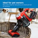 Bosch Unlimited 7 BCS71PETGB ProAnimal MultiUse Lightweight Cordless Vacuum Cleaner with Flex Tube and Pet Accessories, 1 Battery, 40 minutes runtime - Tornado Red - 5