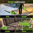 Soffiatore a Batteria con 2×2.0Ah，20V Soffiatore per foglie,ventola per foglie,leggero solo 1,4 kg,Leaf Blower 3 marce,interruttore turbo Max15000 giri/min,portata d'aria 120 km/h - 7