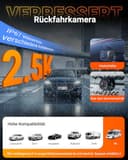 VANTRUE N4S 3 Lens STARVIS 2 Dashcam Auto, 5GHz WiF GPS 1944P+ 1440P+ 2.5K Dash Cam, 3 Channel HDR Nachtsicht Dashcams 10S. Puffer Parkmodus, LTE Optional, Sprachsteuerung, Max 1TB - 5