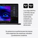 Apple MacBook Pro portátil con Chip M4 MAX, CPU 14 núcleos, GPU 32 núcleos: diseñado para Apple Intelligence, Pantalla Liquid Retina XDR 16,2″, 36 GB Memoria unificada, 1 TB de SSD, Negro Espacial - 3