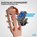 MAX SoloArt - 4/4 Akustik Gitarre für Anfänger Einsteiger Erwachsene - Akustikgitarre inkl. Tasche, Stimmgerät, Plektrum, Gurt und Zubehör - Acoustic Guitar, Konzertgitarre in Holz-Braun - 6