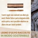 KASSIS Penna a sfera in legno d'ulivo - Realizzata a mano con bellissime venature e testo personalizzato in un'elegante scatola di legno - Penna a sfera personalizzata (Con incisione) - 8