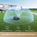 Mova 600 Kit Robot Podadora, Configuración Inalámbrica UltraView™ y Mapeo Preciso de hasta 800 m², Evasión de Obstáculos Inteligente,Corte en Forma de U, Funcionamiento Silencioso, Avisos de Seguridad - 4