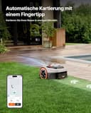 Navimow i205 AWD Mähroboter ohne Begrenzungskabel, Allradantrieb für Steigungen bis zu 45%, EFLS NRTK + Vision, Automatisches Kartieren, inkl. 2,55 Ah Akku, Empf. 500 m², Keine RTK-Antenne - 5