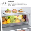 LG GBV21NCDPY.APYQEUZ - Frigorífico Combi, Door Cooling+, Serie 200, Clasificación D, 1.86m, 374L, Inox Antihuellas - 6