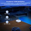 roborock Q7 L5+ Robot Vacuum Cleaner with Mop, 8000Pa Strong Suction, Up to 7 Weeks of Hands Free Cleaning, Dual Anti-Tangle System for Pet Hair&Carpet, PreciSense LiDAR Navigation, APP Control, White - 7