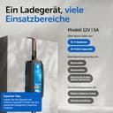 Victron Energy Blue Smart Batterie Ladegerät 12-Volt 5 Ampere 230V - Autobatterie Ladegerät - Batterieerhaltungsgerät und Desulfator - IP65 Geschützt - Bluetooth - CEE 7/17 - 6