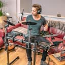 Alesis Turbo Mesh Kit - Batteria Elettronica con Pelli Mesh, 120 Suoni, 30 Tracce di Accompagnamento, Rack in Acciaio, Accessori - 8