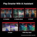 ASUS ROG Swift OLED PG32UCDP Monitor Gaming con Pannello WOLED da 32” pollici (31,5) 4K 240Hz / FHD 480Hz, Tempo di Risposta 0,03ms, G-SYNC, OLED Care, USB Type-C, VESA DisplayHDR 400 True Black, Nero - 4