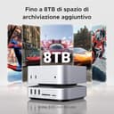 UGREEN USB4.0 Docking Station Compatibile con Mac Mini M4 e M4 Pro con alloggiamento M.2 NVME SSD 40Gbps 10 in 2 Dock USB C HDMI 8K 30Hz 4K 144Hz 5 Porte USB 10Gbps SD TF 4.0 3,5 mm Aux - 6