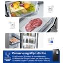 Samsung Frigorifero a 4 Porte Family Hub AI RF65DG9H0EB1/EF, Con AI Vision Inside, Wifi+AI Energy Mode, Beverage Center, Metal Back, 636 L, LxAxP: 91,2 x 183 x 72,3 cm, Antracite - 9