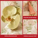 HIMKI Brautbeutel Klassische Hochzeit Handtasche mit Blumen Goldener Faden Jacquard Quaste Brauthandtasche Satin Hochzeit Handgelenk Tasche Elegante Geschenktasche für Hochzeit und Party (Blau) - 5