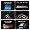 XIAOMI REDMI Note 15 Pro+ 5G - Smartphone de 8+256GB, Pantalla AMOLED 6,83" 1.5K AMOLED, Snapdragon 7s Gen 4, cámara de 200 MP, Hypercharge 100W, Cargador no Incluido, Negro (Versión ES) - 2