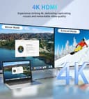 BHHB M80 Hub USB C HDMI 4K/ PD 100W Carica/USB 3.0 5Gbps/ 2*USB 2.0, Hub USBC 5 in 1 Adattatore Multiporta Type C Docking Station Compatibile con MacBook Pro/Air M4 M3 M2 M1, Mac, iMac, iPad, iPhone - 6