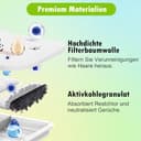 NIXOOT 10 filtri per PETKIT EVERSWEET MAX Pet Water Fountain, il carbone attivo ad alta densità può filtrare odori e imperfezioni dei capelli nell'acqua (10 filtri + 10 spugne) - 3