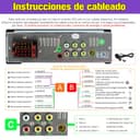 AWESAFE Radio de Coche 1 DIN Universal con Carplay y Android Auto Inalámbrico, Autoradio 1 DIN con Pantalla Táctil de 6.36 Pulgadas y Cámara Trasera, Soporta Bluetooth/Mandos Volante/FM/Double USB - 3