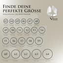 Vinani Damen Design Ring 925 Sterling Silber – Breiter Offener Flügelring mit Gebürstetem Finish, Verstellbares Modernes Statement-Schmuckstück für Damen, Handgefertigt, Größe 56 2RBR-56 - 7