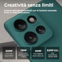 Motorola edge 50 (12/512 GB, Fotocamera 50+13+10MP, Display 6.67" pOLED Super HD 120Hz, IP68, Snapdragon7 Gen1, batteria 5000mAh, 68W ricarica rapida, Dual SIM, Android 14, cover in box), Jungle Green - 2