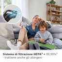 Bosch Unlimited 9 BBS921TBA Scopa Elettrica Senza Fili, Batteria 3.0 Ah, Tecnologia MicroClean, Compressore Slider, Luci LED, Verde - 7