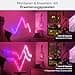 Nanoleaf Lines 60 Degree Starter Kit, 9 Smart LED RGBW Light Strips - Modular WLAN 16 Million Colours Wall Light Indoor, Music & Screen Sync, Works with Alexa Google Apple, for Decoration & Gaming - 3