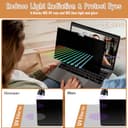 Hinnwer Filtro Schermo Privacy per 15 Pollici Surface Laptop 7, Rimovibile, Anti Luce Blu, Anti-Spia, Filtro Privacy Magnetico Ultrathin per Computer Portatili per Surface Laptop 15” - 4