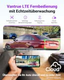 VANTRUE S1 Pro MAX 4K + 2.5K STARVIS 2 Dashcam Auto Delantero Trasero, 5G WiFi PlatePix AI Dash CAM GPS 360° HDR Buffer Monitor de Aparcamiento Cámara de Coche LTE Opcional Comando Voz Modos - 5