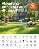 Segway Navimow i105E Robot Tagliaerba Senza Filo Perimetrale, RTK+Vision con Pianificazione Percorso, Auto-Mappatura, Evita Ostacoli Automaticamente, Silenzioso Robot Rasaerba da Giardino, Max. 600 m² - 4