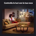 Philips Hue White Ambiance, Lampadina Smart Filamento, Luce Bianca da Calda a Fredda, E27, 7W, Dimmerabile, Bluetooth - 5