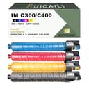 RUICAILI IM C300 C400 - Cartucho de tóner de repuesto compatible con impresora Ricoh Work con impresora IM C300 C400 (4, negro, cian, magenta y amarillo) - 1
