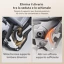 SIHOO Doro C300 Sedia Ufficio Ergonomica con Braccioli Ultra Morbidi in 3D, Supporto Lombare Dinamico per Sedia scrivania a Casa, Sedia da Scrivania con Schienale Regolabile,2 confezioni(Nero) - 7