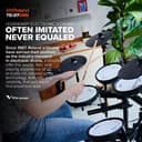 Kit Elettronico V-Drums Roland TD-07DMK – Kit con le leggendarie pelli Mesh a doppio strato dalla suonabilità ed espressività superiori – Audio & MIDI Bluetooth – USB per registrare dati audio e MIDI - 2