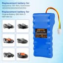18V 5000mAh Li-Ion Akku für Husqvarna Akku Automower 320/430X/440/450X/520/550 – Ersatz für Original-Batterie 589 58 52-01/589 58 57-01/588 14 64-01/588 14 64-02 - 5