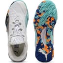 PUMA Tenis Unisex Nova Elite, Puma Blanco Puma Black Vivid Blue Heat Fire, 40.5 EU - 2