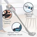 Bosch Unlimited Serie | 8 ProPower - Scopa Elettrica Ricaricabile, Aspirapolvere Multisuperficie senza Fili e senza Sacco con Batteria Intercambiabile Bosch Power For ALL e Caricabatterie, Nero - 16