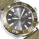 TAG Heuer orologio Aquaracer 43mm verde quarzo acciaio WAY101E.FC8222 - 2