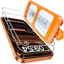 TOCOL für iPhone 17 Pro für Panzerglas 6,3 Zoll, Full Screen Automatische Installation 9H Folie Stoßfest Kratzfest Anti-Fingerabdruck Anti-Bläschen, Kompatibel mit Hülle, 2 Stück - 1