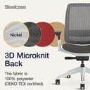 Steelcase Series 2 Ergonomic Office Chair With LiveBack Lumbar Support And 4D Armests Nickel/Anthracite; Made in Europe - 7