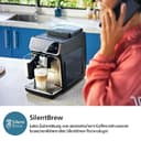 Philips 3300 Series Kaffeevollautomat - 5 Getränke, Intuitives Touch-Display, Klassischer Milchaufschäumer, SilentBrew, 100% Keramikmahlwerk, AquaClean Filter. Schwarzchrom (EP3326/90) - 6