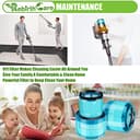 Rebirthcare 2 pack v15 detect filter for dyson v15 v11 sv14 sv17 sv22 detect absolute complete animal extra pro torque drive vacuum cleaner filter replacement part, replace no. dy-970013-02 - 4