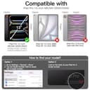 JETech Funda Magnética Desmontable para iPad Pro 13 Pulgadas M5/M4 (2025/2024) con Porta para Pencil, Carcasa Clara Giratorio Extraíble, Soporte para Retrato/Paisaje (Negro) - 2