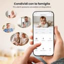 ieGeek Baby monitor con Audio e Video 2K, Telecamera Wi-Fi per Bambini con Visione Notturna, Display LCD da 5 Pollici, PTZ 355°, Comunicazione Bidirezionale, Rilevamento Pianto/Movimento, App Mobile - 7