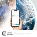 Hisense WD3S1043BW3 - Lavadora Secadora 2 en 1 con Vapor,Clase D/A, Carga Frontal 10.5 kg Lavado, Secadora 6 kg, Conectividad WiFi, Programación Asistida, Monitor de Consumo, Serie 3S, Blanco - 11