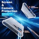 FDHYFGDY Schutzhülle für Realme GT 6/Realme GT 6T Hülle, transparente stoßfeste Silikon-Handyhülle, klare, dünne, weiche TPU-Stoßstangenabdeckung Case - 4