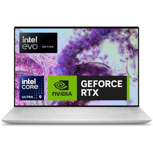 Dell XPS 16 9640 Laptop 16.3 Inch OLED UHD+ Touch Display, Intel Evo Edition – Intel Core Ultra 9, NVIDIA GeForce RTX 4070 Graphics, 32GB RAM, 1TB, Windows 11 Home, Fingerprint Reader, German Keyboard