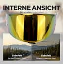 Everalo Visier Kompatibel Mit Shoei Nxr 2 - Z8 - Xspr Pro - X15 - Cwr F2 – Pinlock-Ready Helmvisier (Gold Chrom) - 7